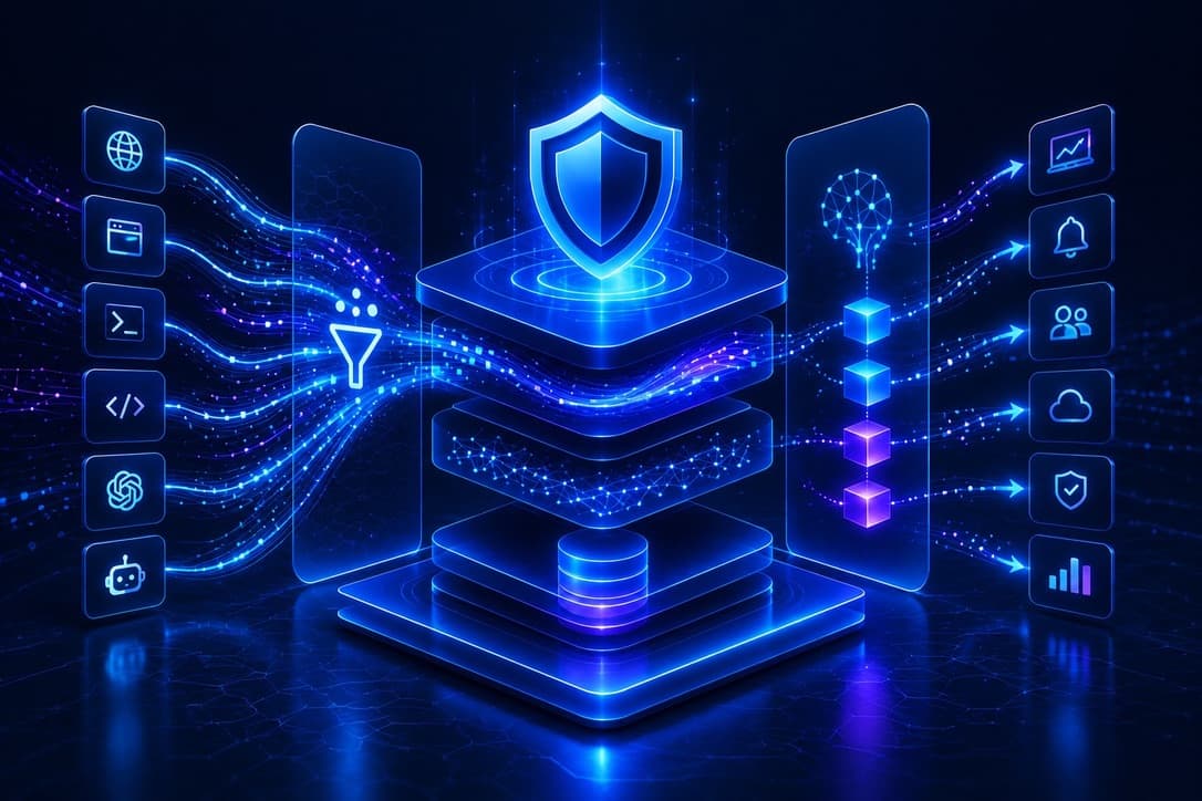 Runtime + managed services architecture